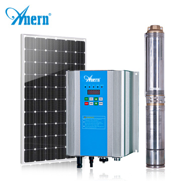 Anern high head submersible 300 meter deep well solar water pump